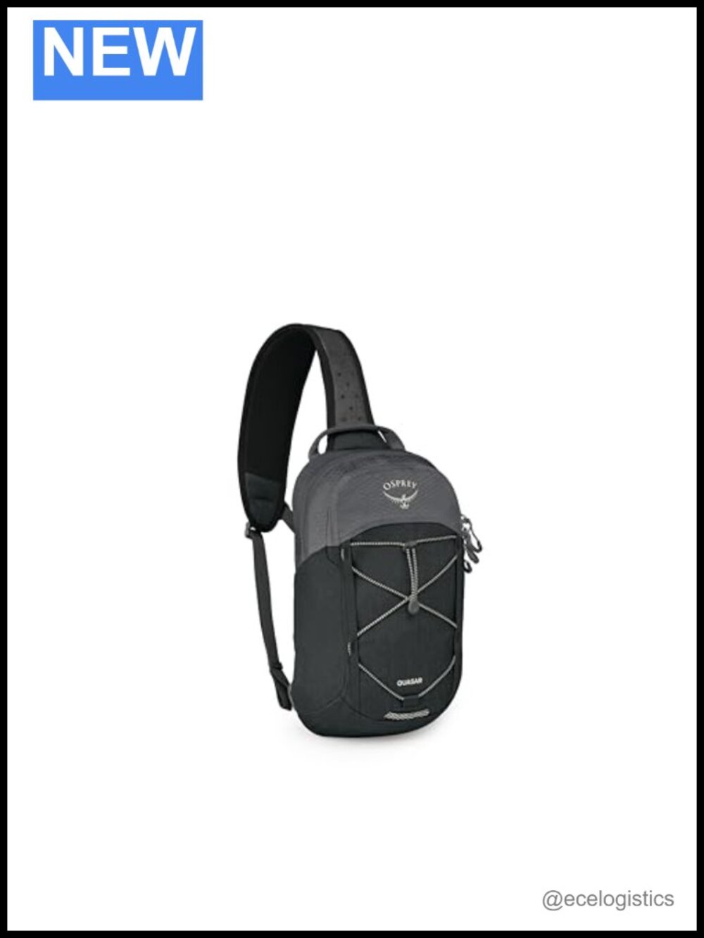 Osprey Quasar Shoulder Sling Bag Nylon Crossbody Tablet Water Bottle Pocket